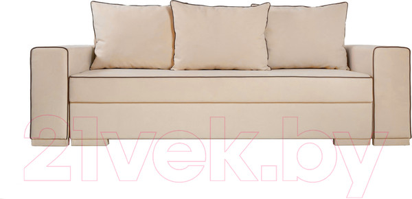 Изображение товара Диван KRONES Цезарь 4 (велюр бежевый/коричневый)