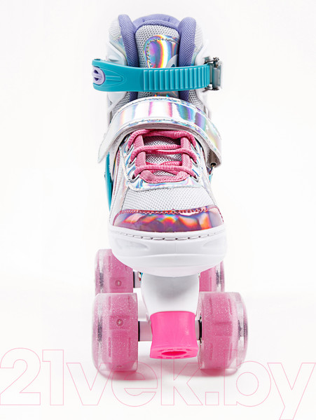 Изображение товара Роликовые коньки Amarobaby Disco / AMARO-35Di-Pi-34  (розовый, р. 34-37)