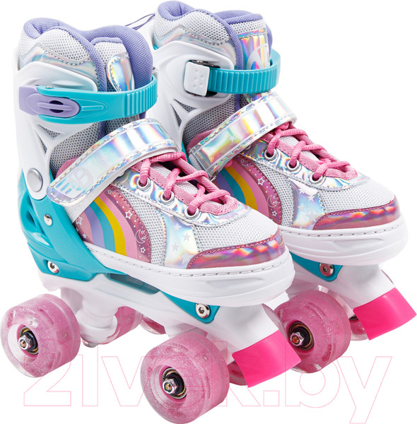 Изображение товара Роликовые коньки Amarobaby Disco / AMARO-35Di-Pi-26 (розовый, р-р 26-29)