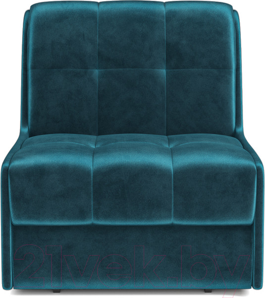 Изображение товара Кресло-кровать Mebel-Ars Барон №2 (бархат сине-зеленый Star Velvet 43 Black Green)