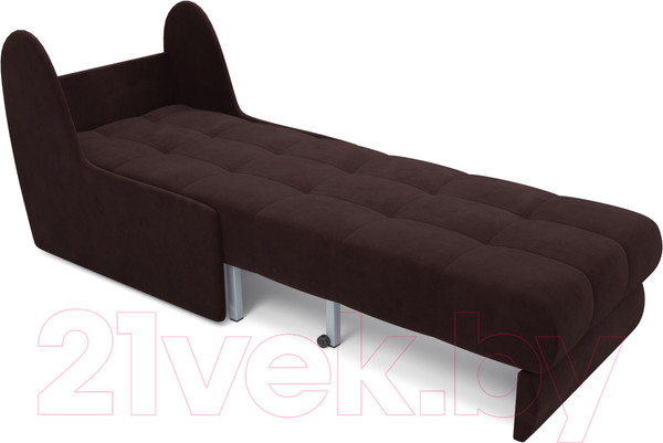 Изображение товара Кресло-кровать Mebel-Ars Барон №2 (велюр шоколад HB-178 16)