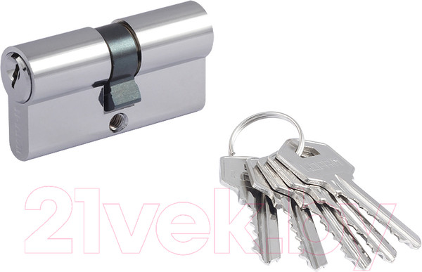 Изображение товара Цилиндровый механизм замка Нора-М ЛУ-80 40/40 (хром)