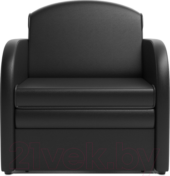 Изображение товара Кресло-кровать Mebel-Ars Малютка (экокожа черный)