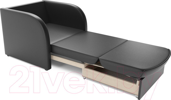 Изображение товара Кресло-кровать Mebel-Ars Малютка (экокожа черный)