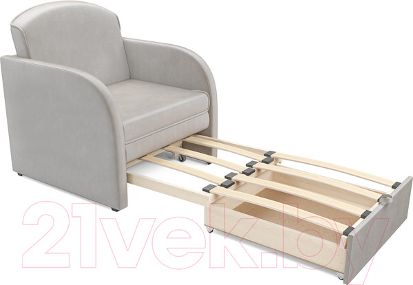 Изображение товара Кресло-кровать Mebel-Ars Малютка (бархат бежевый Star Velvet 6 Light Beige)