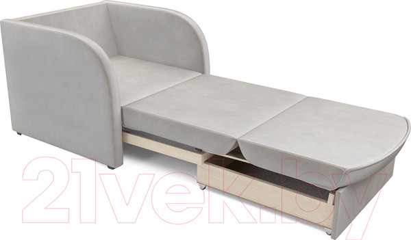 Изображение товара Кресло-кровать Mebel-Ars Малютка (бархат бежевый Star Velvet 6 Light Beige)