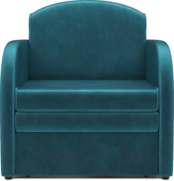 Изображение товара Кресло-кровать Mebel-Ars Малютка (бархат сине-зеленый Star Velvet 43 Black Green)