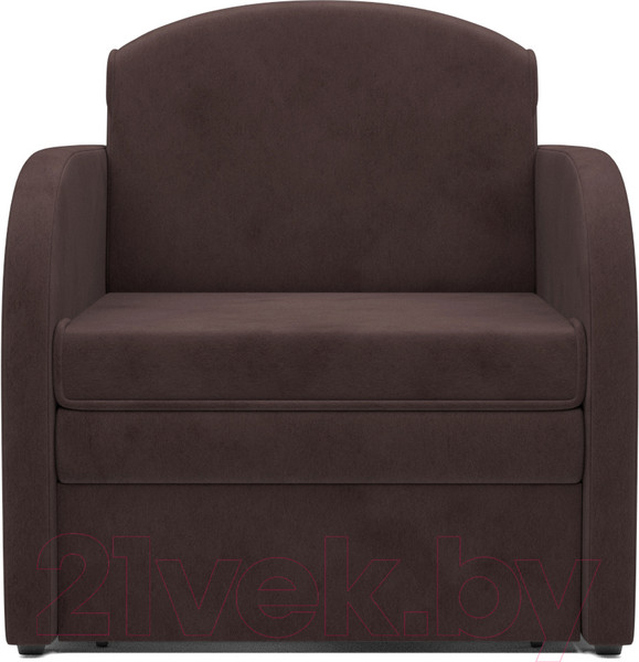 Изображение товара Кресло-кровать Mebel-Ars Малютка (велюр молочный шоколад НВ-178 13)