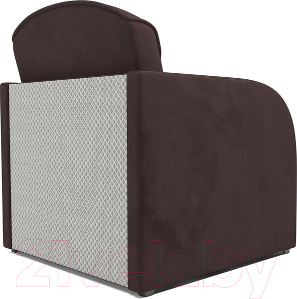 Изображение товара Кресло-кровать Mebel-Ars Малютка (велюр молочный шоколад НВ-178 13)