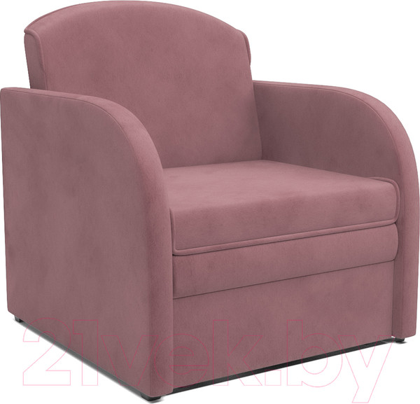 Изображение товара Кресло-кровать Mebel-Ars Малютка (велюр пудра НВ-178 18)