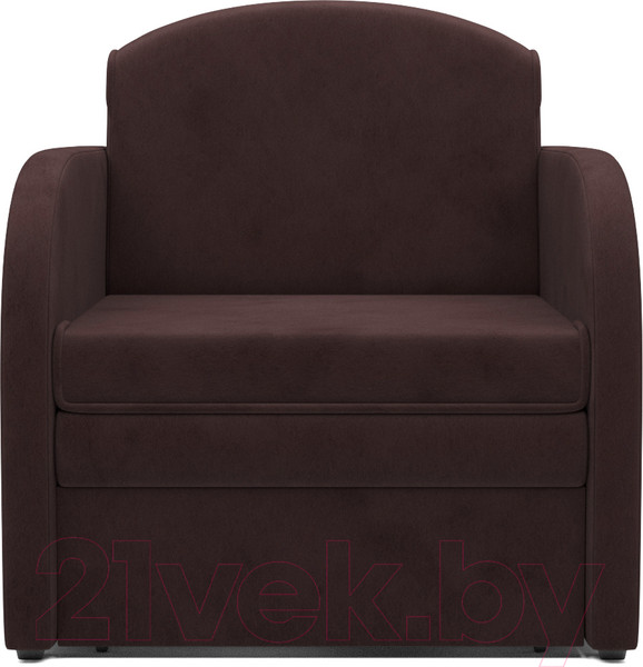Изображение товара Кресло-кровать Mebel-Ars Малютка (велюр шоколад HB-178 16)