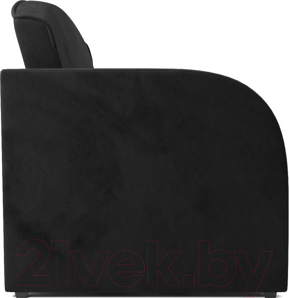 Изображение товара Кресло-кровать Mebel-Ars Малютка (велюр черный НВ-178 17)