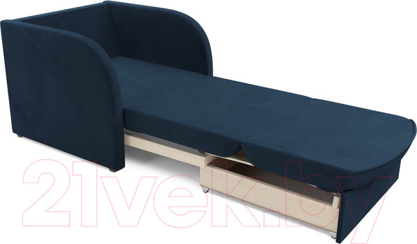 Изображение товара Кресло-кровать Mebel-Ars Малютка (темно-синий Luna 034)