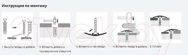 Изображение товара Порог Русский Профиль Анодированный разноуровневый с дюбелем 40мм 1.8м (серебро матовое)