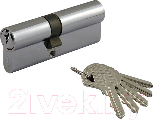 Изображение товара Цилиндровый механизм замка Нора-М ЛУ-90 50/40 (хром)