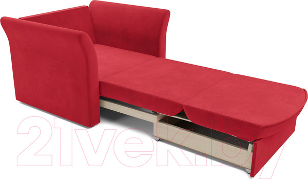 Изображение товара Кресло-кровать Mebel-Ars Малютка №2 (кордрой красный)