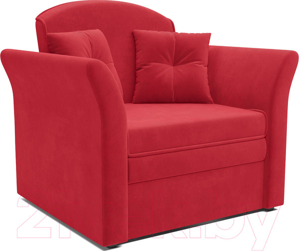 Изображение товара Кресло-кровать Mebel-Ars Малютка №2 (кордрой красный)