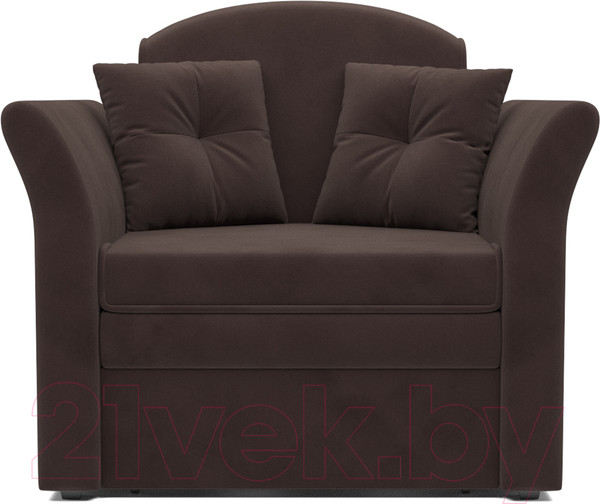 Изображение товара Кресло-кровать Mebel-Ars Малютка №2 (кордрой коричневый)