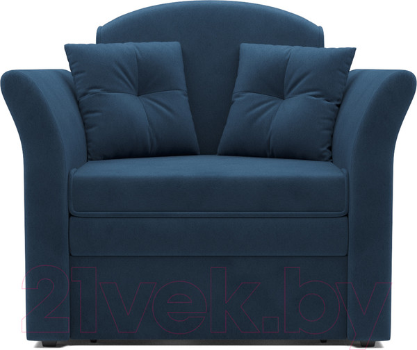 Изображение товара Кресло-кровать Mebel-Ars Малютка №2 (темно-синий Luna 034)