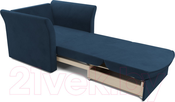Изображение товара Кресло-кровать Mebel-Ars Малютка №2 (темно-синий Luna 034)