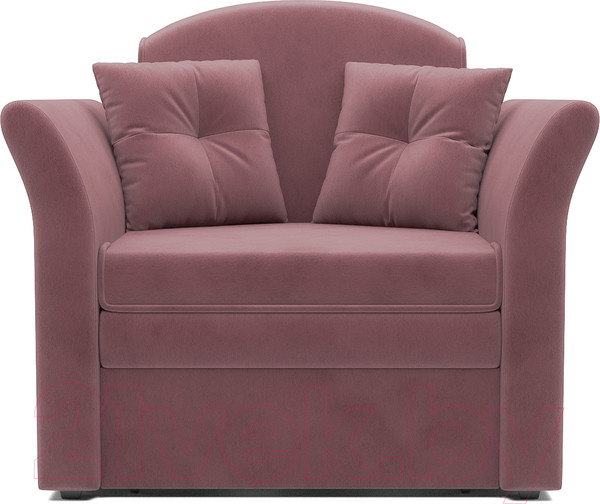 Изображение товара Кресло-кровать Mebel-Ars Малютка №2 (велюр пудра НВ-178 18)