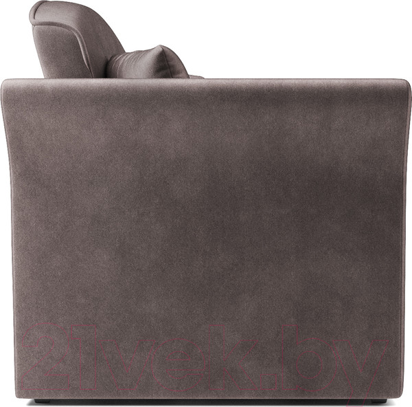 Изображение товара Кресло-кровать Mebel-Ars Малютка №2 (бархат серо-шоколадный Star Velvet 60 Cofee)