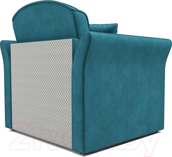 Изображение товара Кресло-кровать Mebel-Ars Малютка №2 (бархат сине-зеленый Star Velvet 43 Black Green)