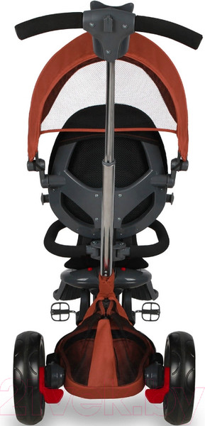 Изображение товара Трехколесный велосипед с ручкой Nuovita Bamzione BE1 (терракотовый)