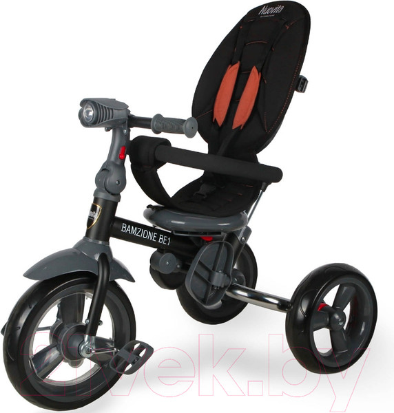 Изображение товара Трехколесный велосипед с ручкой Nuovita Bamzione BE1 (терракотовый)