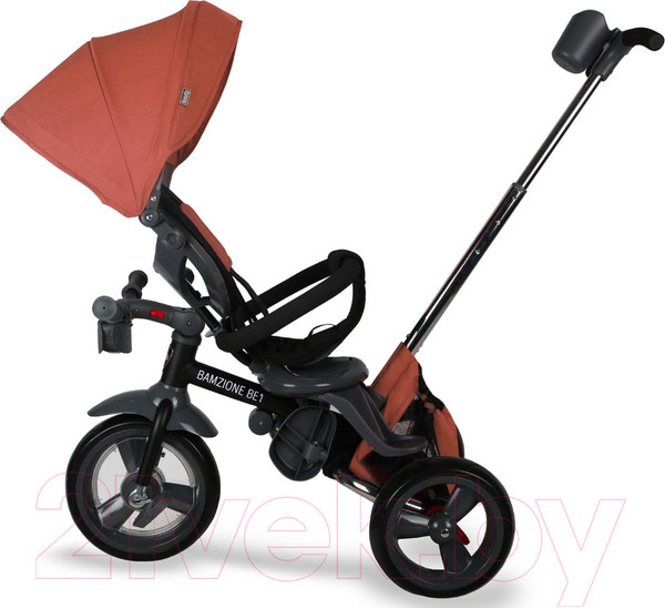 Изображение товара Трехколесный велосипед с ручкой Nuovita Bamzione BE1 (терракотовый)