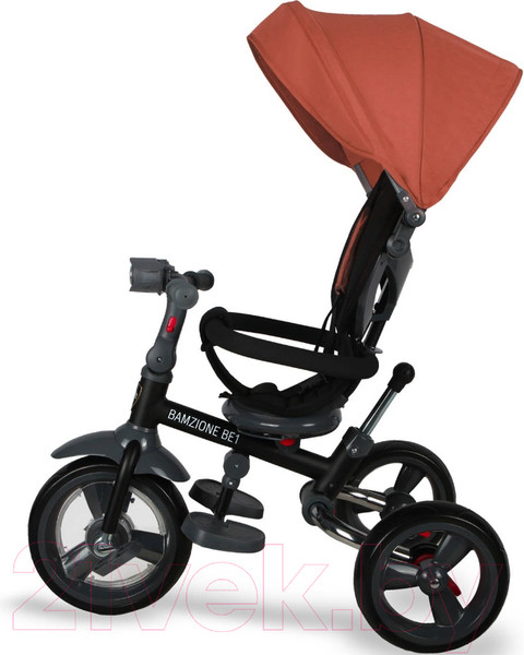 Изображение товара Трехколесный велосипед с ручкой Nuovita Bamzione BE1 (терракотовый)