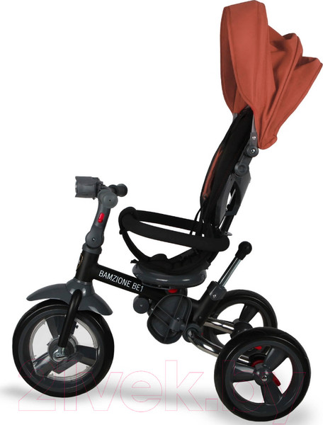 Изображение товара Трехколесный велосипед с ручкой Nuovita Bamzione BE1 (терракотовый)