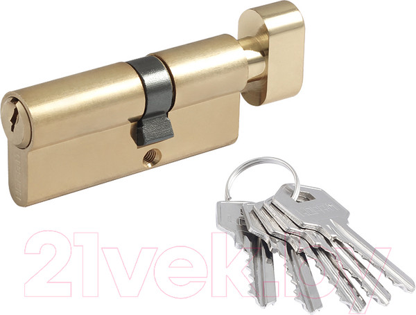 Изображение товара Цилиндровый механизм замка Нора-М ЛУВ-70 40/30в (латунь)