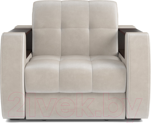 Изображение товара Кресло-кровать Mebel-Ars Барон №3 (бархат бежевый Star Velvet 6 Light Beige)