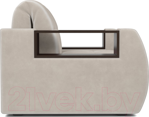 Изображение товара Кресло-кровать Mebel-Ars Барон №3 (бархат бежевый Star Velvet 6 Light Beige)