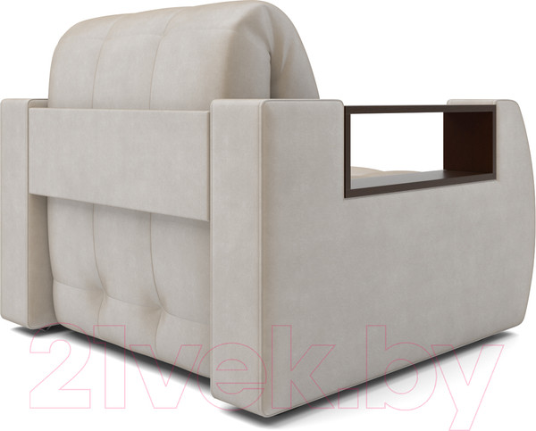 Изображение товара Кресло-кровать Mebel-Ars Барон №3 (бархат бежевый Star Velvet 6 Light Beige)