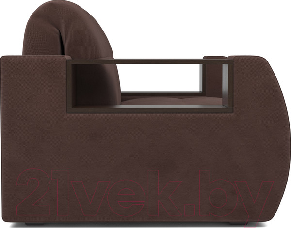 Изображение товара Кресло-кровать Mebel-Ars Барон №3 (велюр молочный шоколад НВ-178 13)