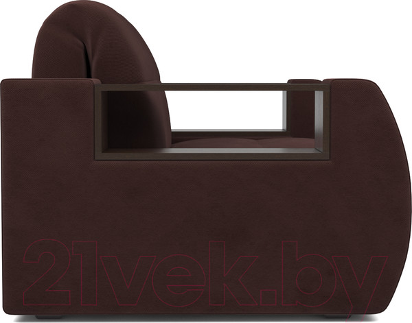 Изображение товара Кресло-кровать Mebel-Ars Барон №3 (велюр шоколад HB-178 16)