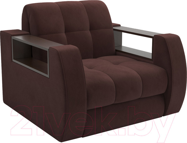Изображение товара Кресло-кровать Mebel-Ars Барон №3 (велюр шоколад HB-178 16)