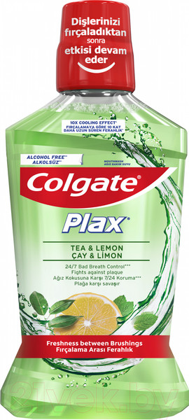 Изображение товара Ополаскиватель для полости рта Colgate Plax Свежесть чая New (500мл)