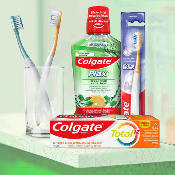 Изображение товара Ополаскиватель для полости рта Colgate Plax Свежесть чая New (500мл)