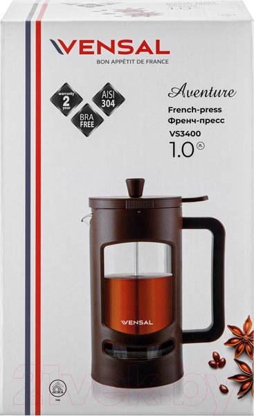 Изображение товара Френч-пресс Vensal VS3400