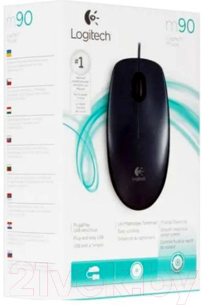 Изображение товара Мышь Logitech M90 / 910-001795 (черный)