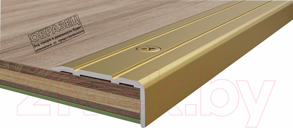 Изображение товара Профиль декоративный Русский Профиль Угловой 24x10x1800мм (груша белая)