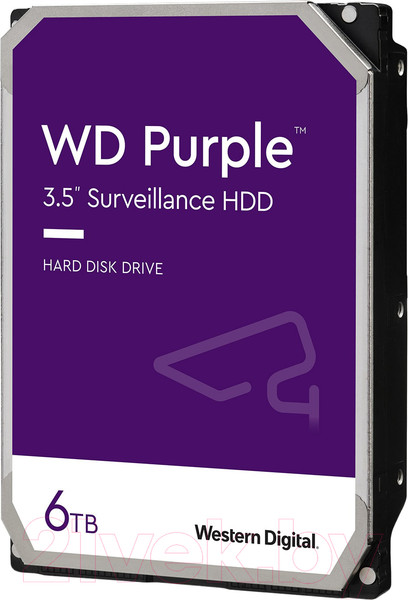 Изображение товара Жесткий диск Western Digital 6TB Purple (WD63PURU)