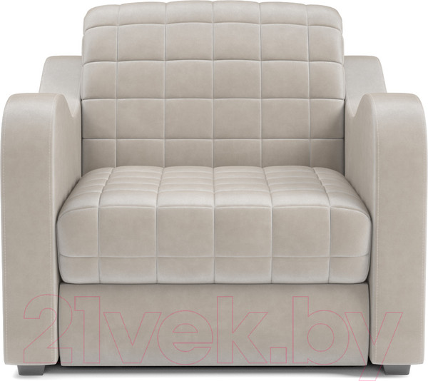 Изображение товара Кресло-кровать Mebel-Ars Барон №4 (бархат бежевый Star Velvet 6 Light Beige)