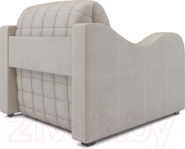 Изображение товара Кресло-кровать Mebel-Ars Барон №4 (бархат бежевый Star Velvet 6 Light Beige)