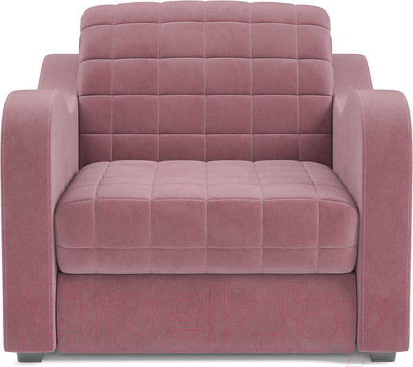 Изображение товара Кресло-кровать Mebel-Ars Барон №4 (велюр пудра НВ-178 18)