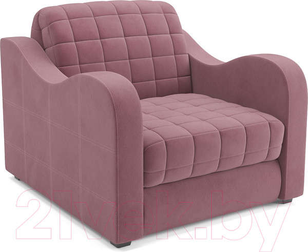 Изображение товара Кресло-кровать Mebel-Ars Барон №4 (велюр пудра НВ-178 18)