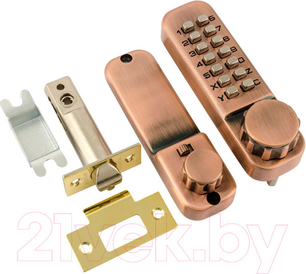 Изображение товара Замок накладной Нора-М 101 (старая медь)